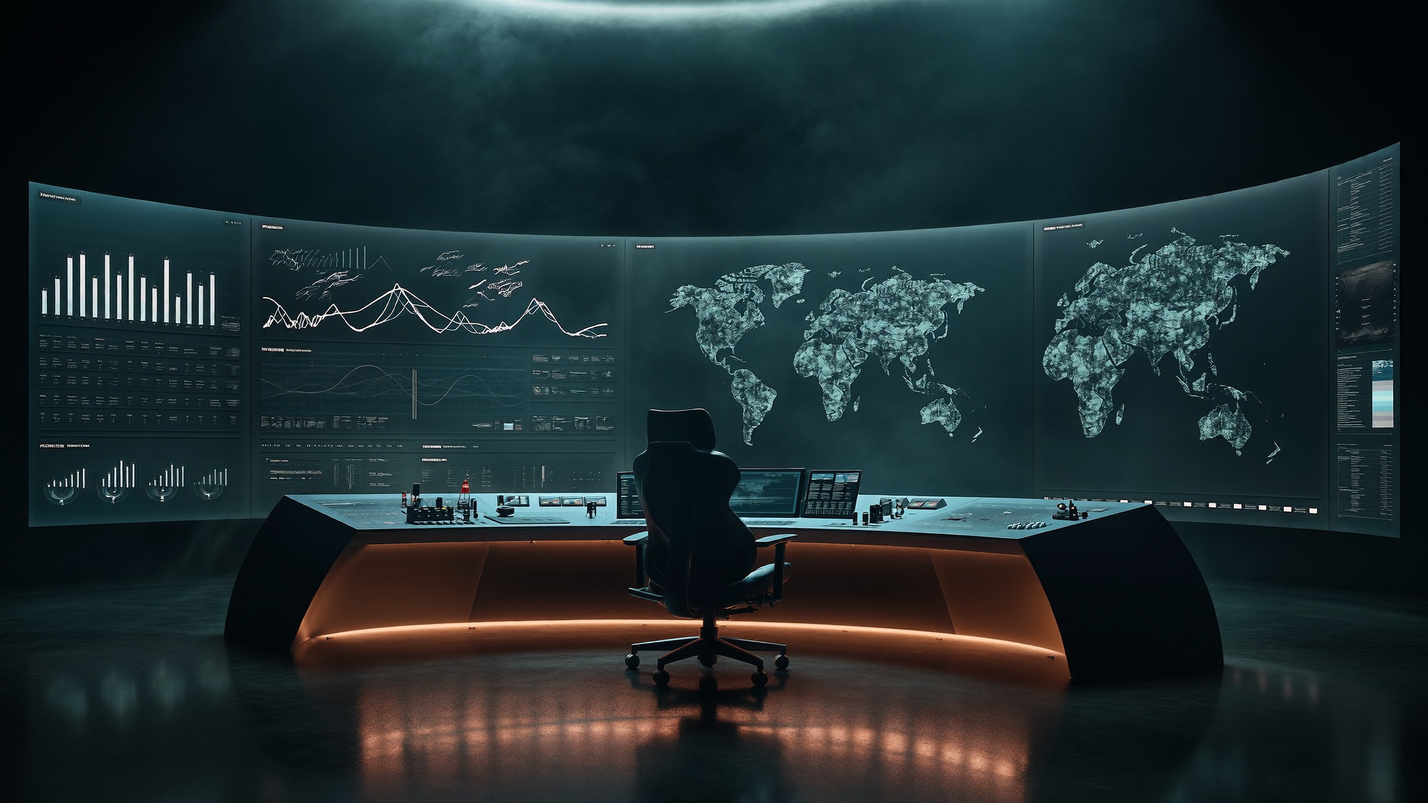 Mission control command center